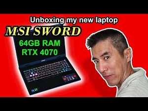 MSI Sword Laptop - Unboxing