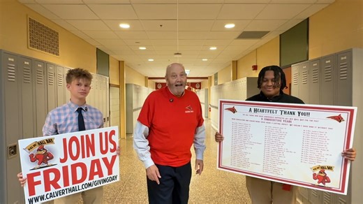 In honor of the 10th Annual All Day Hall Day, Calvert Hall is producing - The 2x2 Unscripted - 67, two-minute segments featuring the accomplishments of Calvert Hall students, faculty and staff. The show, hosted by Joe Baker '76, will premiere on YouTube this Friday beginning at 8:00p. | Calvert Hall College