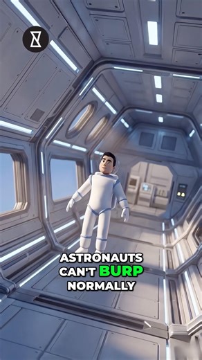 You Can't Burp in Space 🤢 #space #astronauts #sciencefacts