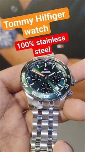 Tommy Hilfiger chronograph stainless steel mens watch under #watch Model number TH1792214W MRP 20999