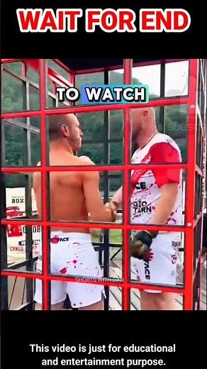 Phone Booth Boxing: The Craziest Sport Ever! #shorts