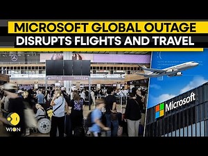 Microsoft Outage: Worldwide travel disruptions after a cybersecurity update affects IT systems