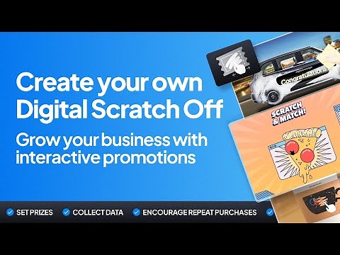 The Ultimate Digital Scratch Off Maker - create your own digital scratch card promotion