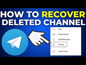 How To Recover Deleted Channel In Telegram (2025)