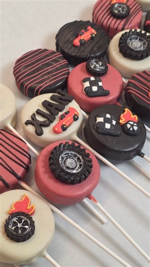 Cakepops Etc. on Instagram: "Last order for 2025, and this race car theme made it meaningful 🏎️✨ One year into making cakepops — so many learnings, experimenting, and late-night creating. It’s been a long process, but seeing the final result always reminds me… it’s worth it. Not every race is about speed — some are about patience, growth, and knowing when to slow down."