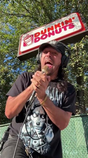 Banned for screaming at Dunkin' #metalvocals #metalcore #vocalist