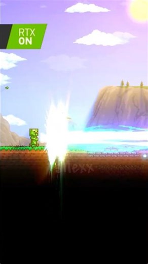 Terraria RTX graphics 🔥 #terraria #tmodloader #rtx #fyp