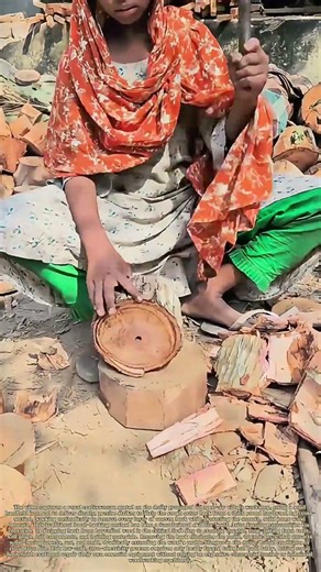 Chipping Bark From Logs: How a Handheld Iron Rod Prepares Durable Wood for Rural Farm Life