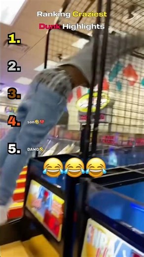 Ranking Funniest Dunk Fails 😂 #shorts