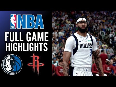 Dallas Mavericks vs Houston Rockets | Full Game Sim Highlights