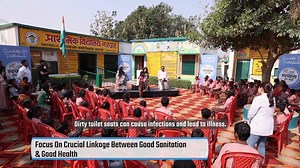 By teaching proper toilet etiquette in schools, we can help children understand the importance of cleanliness and good hygiene, and ultimately promote a healthier and more hygienic community. Additionally, these lessons can help children build self-confidence and feel more comfortable in public restrooms, which is essential for their well-being and social development. @Shilpa Shetty Kundra emphasizes on teaching toilet appropriate behaviour in children at a primary school at Naraur, Varanasi and