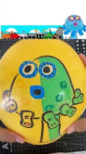 I made Sprunki OC Toe Jammer Phase 2 out of Balloon​⁠​​⁠​⁠ ​⁠​⁠​​⁠​⁠​​#sprunki #diyballoon