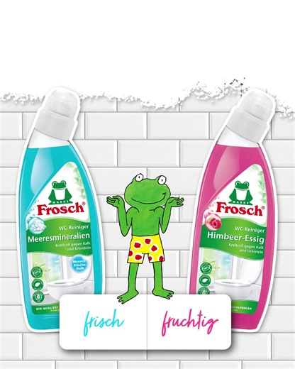 77K views | Frisches  oder fruchtiges  WC? | Frosch | Facebook