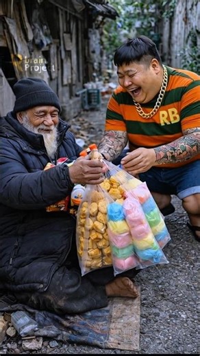 LANANG berbuat baik ke kakek tua😭, TAPI BOONG🤣