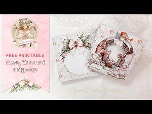 FREE Printable Nativity Tunnel Card