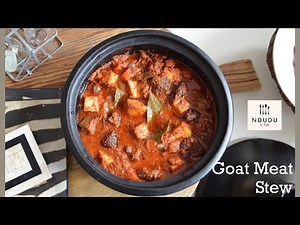 Easy Goat and Cheese slow cooked stew in a Claypot/ Ndudu by Fafa