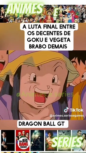 Animes series e game no TikTok