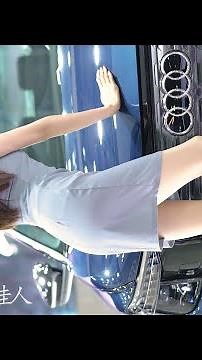 长沙冬季車展07 Beautyleg 레이싱모델 Racing Model 車模 2022#model #live