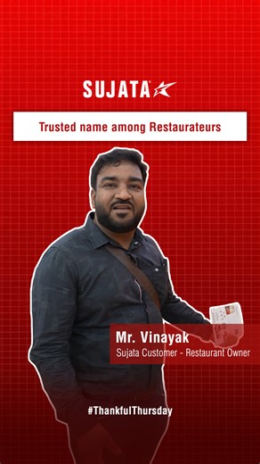 181K views · 272 reactions | From humble beginnings to bustling kitchens, Sujata has moved from being just a kitchen appliance to becoming a trusted companion — steady, silent, and always by your side. #sujataappliances #thankfulthursday | Sujata Appliances | Facebook