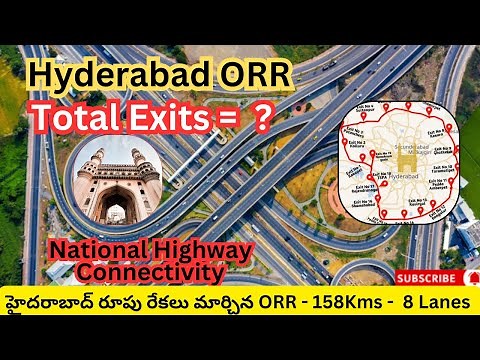 Hyderabad Outer Ring Road | Total Exits | Route Map | National Highway Connectivity | Details |