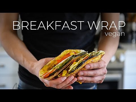 CRUNCHY Tofu Breakfast Wrap Recipe | EASY vegetarian meal idea!