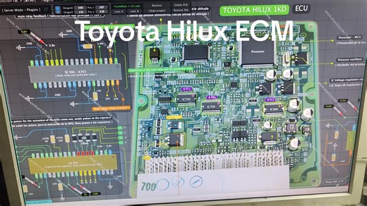 Detailed Circuit Design for Toyota Hilux ECM