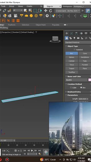 Gimana cara bikin gedung melengkung futuristik kayak gini di 3ds Max? ✨ Simak prosesnya, mulai dari box biasa, main Editable Poly, terus kuncinya ada di Retopology dan Modifier Bend biar lengkungannya sempurna! Teknik ini penting banget buat ArchViz kompleks. Punya pertanyaan soal workflow ini? Tulis di komen ya!  #3dsmax #archviz #tutorial3d #fyp #foryoupage #viral #trending #3dmodeling #archviz #architecturalvisualization #render | Andrias Mulyadi | Facebook
