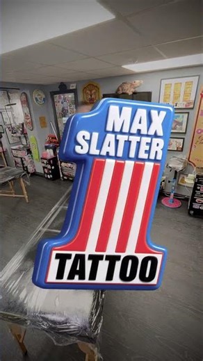 “Massive leg script tattoo—crisp lines, heavy shading, killer style. Rate it!” 🔥