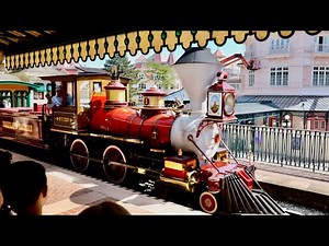 Euro Disneyland Railroad Full Ride POV Experience in 4K | Disneyland Paris 2022