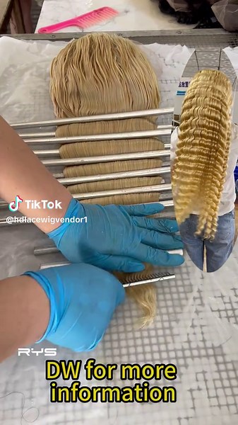 Hd lace wig vendor on TikTok