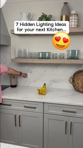 7 Hidden lighting ideas for your kitchen… 😍
