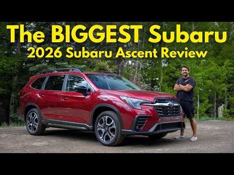 The BIGGEST Subaru Money Can Buy! 2026 Subaru Ascent Review