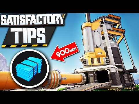 300 Crude Oil ➤ 900 RUBBER or PLASTIC! - Satisfactory Refinery Setup Tutorial Guide