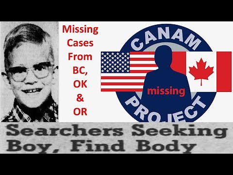 Missing 411 David Paulides Presents Cases from BC, OR and Oklahoma