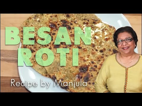 Besan Roti Recipe | How to make Gluten Free Besan Roti Recipe By Manjula