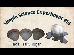 Simple Science Experiment for kids/Ice melts challenge/melting ice experiment
