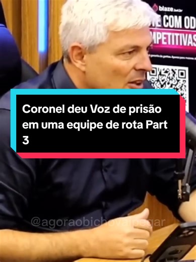Coronel deu Voz de prisão em uma equipe de rota Part 3#policia #fy #rota #creatorsearchinsights #viral