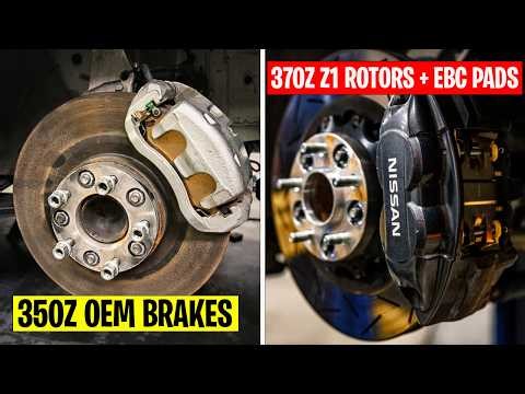 DIY 350Z OEM Brake Install + 370Z Z1 Two-Piece Rotors & EBC Yellowstuff Upgrade