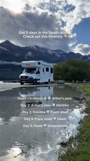 5-day South Island itinerary