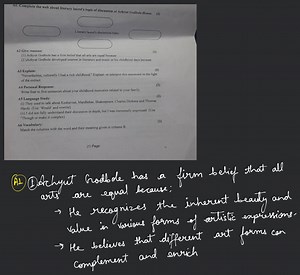 A1. Complete the web about literary laurel's topic of discussio... | Filo