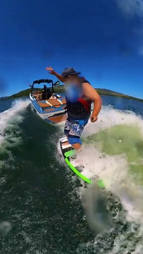 How to 360 on a Wake Surf Board #wakesurf #howto #360 #summer | Halfcabking