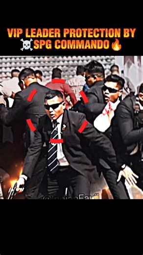 VIP LEADER PROTECTION BY SPG COMMANDO🔥☠️⚔️ #commando #army #spg #protection #power #leader #shorts