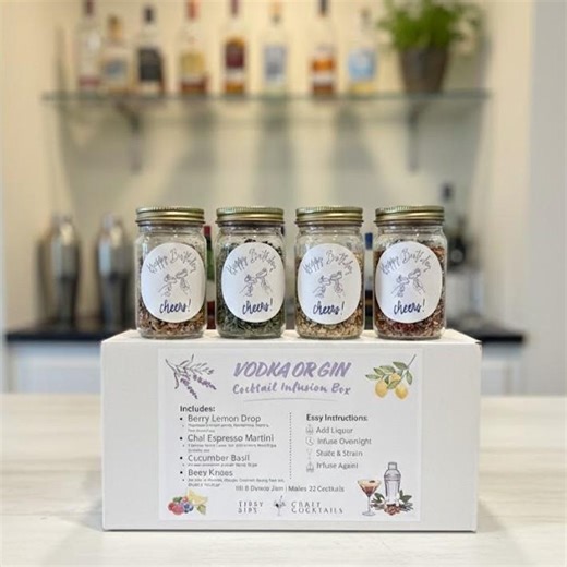 Cocktail Infusion Kit: Vodka Infusion Sampler Box | Gift Set - Etsy