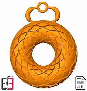 Rodin Coil Torus .STL 30 X 10 Mm. With Handle Diameter Coil | Itoroid Vortex Wave Field Generator | PEMF Coil 2 X 11 Groves - Etsy Australia