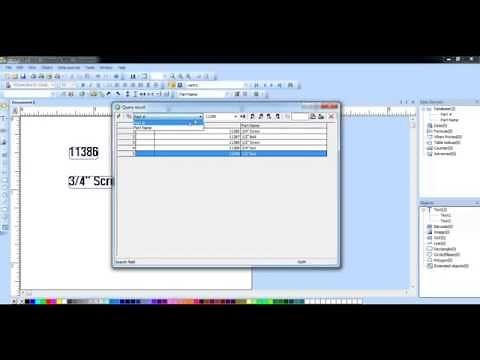 Teklynx How to print from database with Labelview