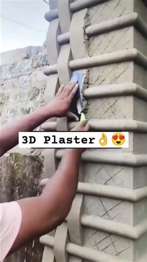 Beautiful 3d plaster design idea #construction #ideas #design