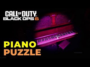 Piano Puzzle - Open Safehouse Basement Door | COD Black Ops 6
