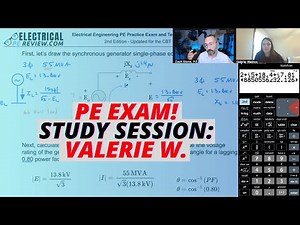 Live Power PE Exam 1-on-1 Study Session with Valerie | Watch & Learn!