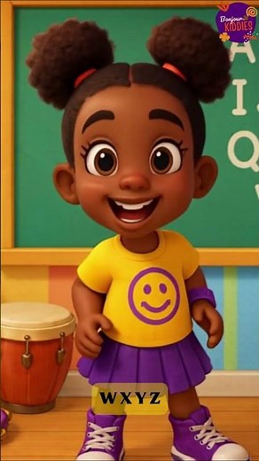 Holiday ABC song in French! Fun French Alphabet Song for Kids #shorts