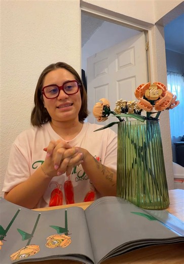 armando flores de lego💐 #legoflower #legobouquete #vlog | lego flower